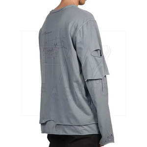 Camisetas de doble capa para mujer de la mejor calidad con tamaño personalizado, ropa de verano, camisetas para mujer hechas de Sialkot - Product Image 3