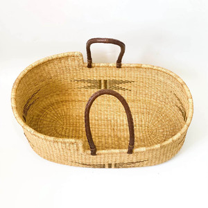 Cesta de vivero de pastos marinos Bolga a buen precio, cestas de Moisés para bebés ecológicas de la más alta calidad fabricadas en Vietnam - Product Image 5