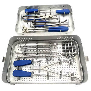 Ensemble d'instruments chirurgicaux orthopédiques orthopédiques de base de haute qualité Ensemble d'instruments chirurgicaux orthopédiques pour la colonne vertébrale de haute qualité - Product Image 1