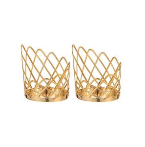 Fashionable New High Quality Metal Tabletop <b>Tealight</b> Votive Holder for Home and Wedding Festive Decoration and Gifting Supplies - Product Image 1