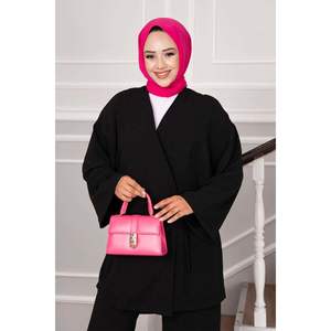 Aerobin Hijab lacé sur le côté 2 pièces noir - Product Image 3