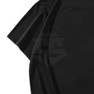 T-shirts pour hommes en strass, dernier design streetwear - Coupe ample décontractée, couleur unie, tissu 220g, écologique et à séchage rapide - Product Image 3