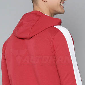 เสื้อฮู้ดลำลองผู้ชายผ้าฝ้ายแขนยาว เสื้อคลาสสิกมีฮู้ดดีไซน์เรียบง่าย - Product Image 5