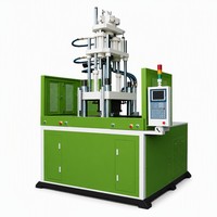 Machine de moulage par injection à table rotative verticale HG-TW-55V pour matériaux ABS/PP/PC, force de serrage de 55 tonnes, double poulie de skateboard