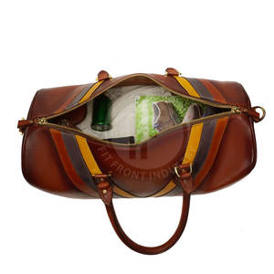 Bolsos de lona ligeros de piel auténtica superventas, unisex con cierre de cremallera estilo único, venta al por mayor en línea, nuevo estilo - Product Image 4