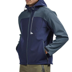 Chaqueta Cortavientos Softshell con Capucha al Mejor Precio, Personalizable al por Mayor, Ropa de Invierno para Esquí y Nieve, para Correr y Uso Casual - Product Image 3