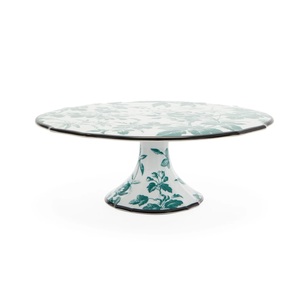 Présentoir à gâteau haut arrondi pour gâteau d'anniversaire support émail finition métal support à gâteau tasse ronde serveur de gâteau - Product Image 1