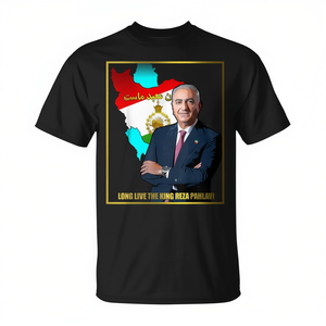 T-shirt promozionale del re Reza Pahlavi - Product Image 2