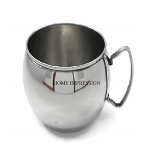 High Quality Coffee Mugs <b>Metal</b> Cup High Quality 100% Simple Design Stainless Steel Made Cup Moscow Mule Mug for Drink Ware Mugs - Product Image 2