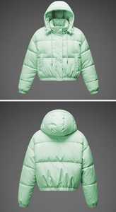 Chaqueta acolchada para mujer, Top corto, superventas, chaqueta para clima frío con Personalización completa en tendencias - Product Image 6