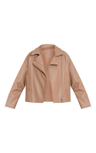 Chaqueta de Punto de Poliéster para Mujer, Estilo Motero, Manga Larga, Casual, Ajustada, Color Sólido, con Cremallera, Impermeable y Transpirable - Product Image 2