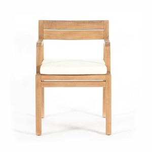 Vlad Meubles de maison modernes Teck Acajou Suar 2110144 Fauteuils de salle à manger avec pieds de table en bois Finition chêne pour appartement - Product Image 1