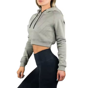 Ropa de Mujer, Cómodas Sudaderas Cortas, Sudaderas Cortas de Primera Calidad en Oferta - Product Image 3