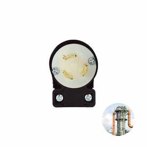 Enchufe de bloqueo NEMA L6-15p 15A 250V, enchufe de ángulo recto certificado - Product Image 5