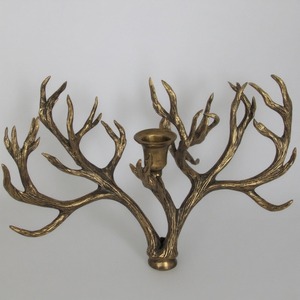 Bougeoir vintage en aluminium avec base en bronze martelé, artisanat artisanal offrant un accent décoratif pour les intérieurs - Product Image 5