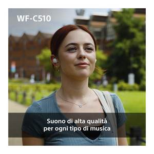 Écouteurs et Casques TWS Sony White WFC510W CE7 0933874 Multipoint Bluetooth avec Microphone Inclus, Sans Réduction de Bruit - Product Image 3