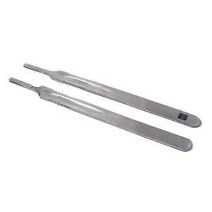 Poignée de Scalpel de chirurgie en acier inoxydable BP poignée porte-lames No 10 pour chirurgie chirurgicale porte-lame longue poignée - Product Image 6