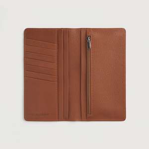 Genuine Leather RFID Bifold <b>Wallet</b> for Men with Letter Decoration and Open Closure - Product Image 4