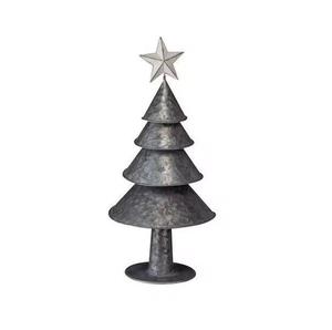 Cadeau unique Arbre de Noël en bois massif avec arbre de qualité supérieure avec étoile Ornements de décoration de Noël en bois de manguier - Product Image 5