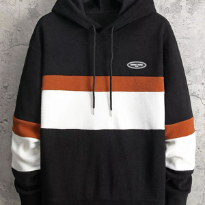 Sudadera con Capucha Transpirable de Invierno a la Moda con Comodidad Extra en Tela de Poliéster/Algodón, Estampado Digital, Bordado y Bolsillos con Cuentas - Product Image 1