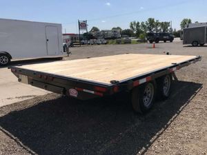 Nuevo Remolque de Plataforma de Doble Eje para Automóviles, Remolque Utilitario de Servicio Pesado con Piso de Madera para Transporte de Maquinaria - Product Image 6