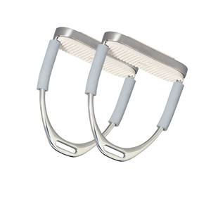 Estribos de equitación de doma, agarre de seguridad ajustable ligero de aluminio, directo de fábrica ecuestre, OEM - Product Image 2