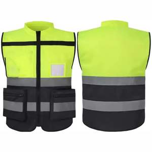 Chaleco DE TRABAJO transpirable de alta calidad para hombres con múltiples bolsillos Diseño de 5 dimensiones de tendencia superior Servicio OEM Técnicas lavadas - Product Image 4