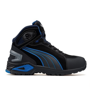 Rio Black Mid Safety Boots Size 46 S3L FO SR 20345:2022 Compliance Black/Blue - Product Image 2