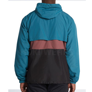 Veste anorak décontractée à capuche avec logo sur le devant, style tendance, hiver, vente en gros, meilleure qualité, imperméable, coupe-vent - Product Image 4