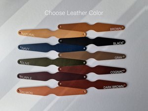 อุปกรณ์ติดตามป้องกันการตกทำจากหนังแท้ป้องกันการตกโลโก้ออกแบบได้เองพวงกุญแจพวงกุญแจสำหรับ LKC-0046ปิ๊กกีตาร์ - Product Image 5