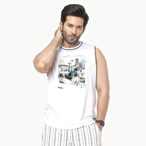 Logo personnalisable direct d'usine léger 100% coton hommes débardeur respirant été gilet pour adultes en cours d'exécution quantité minimale de commande bas - Product Image 5