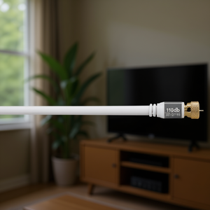 สายเคเบิลเสาอากาศดาวเทียมสีขาว 110Db ยาว 2 เมตร 00127193 - Product Image 3
