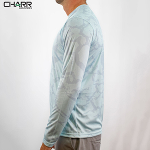 Camisas de pesca de verano hechas a medida de alta calidad para hombre OEM nuevo diseño transpirable algodón poliéster secado rápido logotipo largo personalizado - Product Image 6