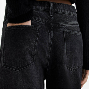 Jeans Casuales de Cintura Alta para Mujer, a la Moda, Lavados, Rectos, Personalizados, Ajustados, Pantalones Vaqueros de Mezclilla para Chicas - Product Image 6