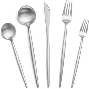 Exquisite Designer Stainless Steel Silverware Set Black Mirrored Finish for Weddings and Dinner Table for Hotels Restaurants - Product Image 3