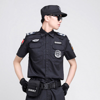 Camisa personalizada en nuevo estilo con bordado y características de alta visibilidad, uniforme de guardia de seguridad para hombres