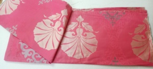 Pure Silk Dupioni Georgette Tissu Stretch Sheer pour les projets d'artisanat de vêtements de nuit Rouge 1-2 mètres - Product Image 3