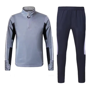 Ensemble veste de sport 2 pièces à capuche et jogging avec logo personnalisé pour hommes Vêtements de sport d'automne avec 100% coton pour le jogging et les survêtements - Product Image 1