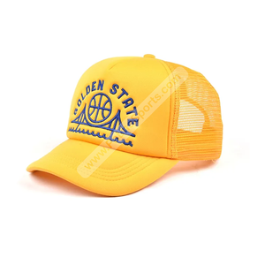 Premium personalizable 100% algodón Puff impreso transpirable e impermeable Unisex camionero sombreros duraderos y de moda para ropa informal - Product Image 1