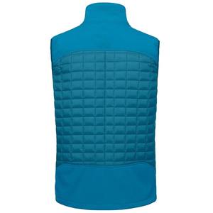 Produit à bas quantité minimale de commande hiver sans manches brillant bouffant gilet veste Logo personnalisé bulle hommes gilets avec col montant - Product Image 2