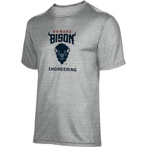 Camiseta de ingeniería Howard University BISON | Ropa personalizada HBCU STEM | Opciones de serigrafía e impresión de hojaldre - Product Image 1
