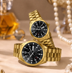 Montres de couple de style luxueux, montres assorties pour petit ami et petite amie - Product Image 6