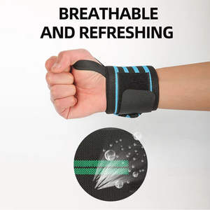 สายรัดข้อมือไนลอนแบบปรับได้สำหรับออกกำลังกายในยิมชุดอุปกรณ์กีฬายกน้ำหนักสำหรับผู้หญิงและผู้ชาย - Product Image 3