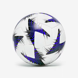 2025 tamaño oficial 5 balón de fútbol para interiores 12 paneles pegado con calor sin costuras 450g PU TPU plegable de alta durabilidad logotipo personalizado termo unido - Product Image 2