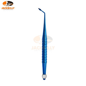 Ensemble PDL dentaire en acier inoxydable bleu enduit de 5 pièces Kit d'élévateurs de racines micro dentelés Luxation Extraction de dents Parodontal Medic - Product Image 6