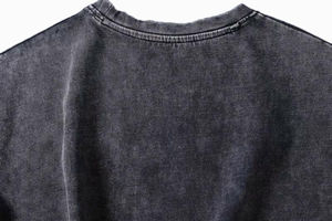 T-shirts Hip Hop pour femmes grande taille, en coton 100% écologique, lourds et surdimensionnés, lavés à l'acide, personnalisables - Product Image 3