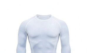 Haut de sport unisexe à manches courtes de compression thermique respirant pour le surf et la gym - Product Image 3
