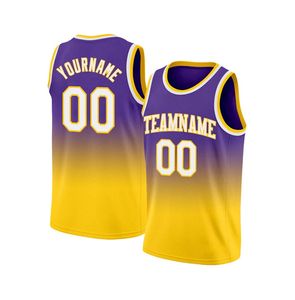 Laker Baloncesto Jersey Ropa deportiva Sin mangas Baloncesto Uniforme Jerseys Tops y camisas Spandex Poliéster Ropa de baloncesto - Product Image 2