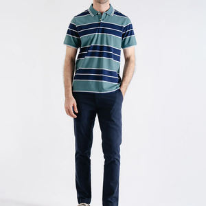 Nouveauté 100% coton maillot respirant pour hommes pour polos motif solide personnalisé pour toutes les saisons polos en gros - Product Image 3