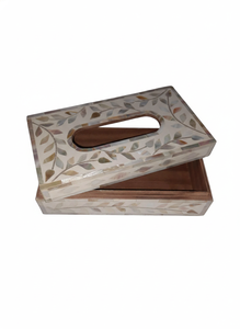 Boîte à mouchoirs multifonctionnelle écologique faite à la main en nacre rectangulaire personnalisée de luxe Serviette d'hôtel Décoration de table en usine directe - Product Image 6